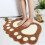 Χαλί μπάνιου Prettyui Big Feet, αντιολισθητικό απορροφητικό χαλάκι δαπέδου 40x60cm για 2