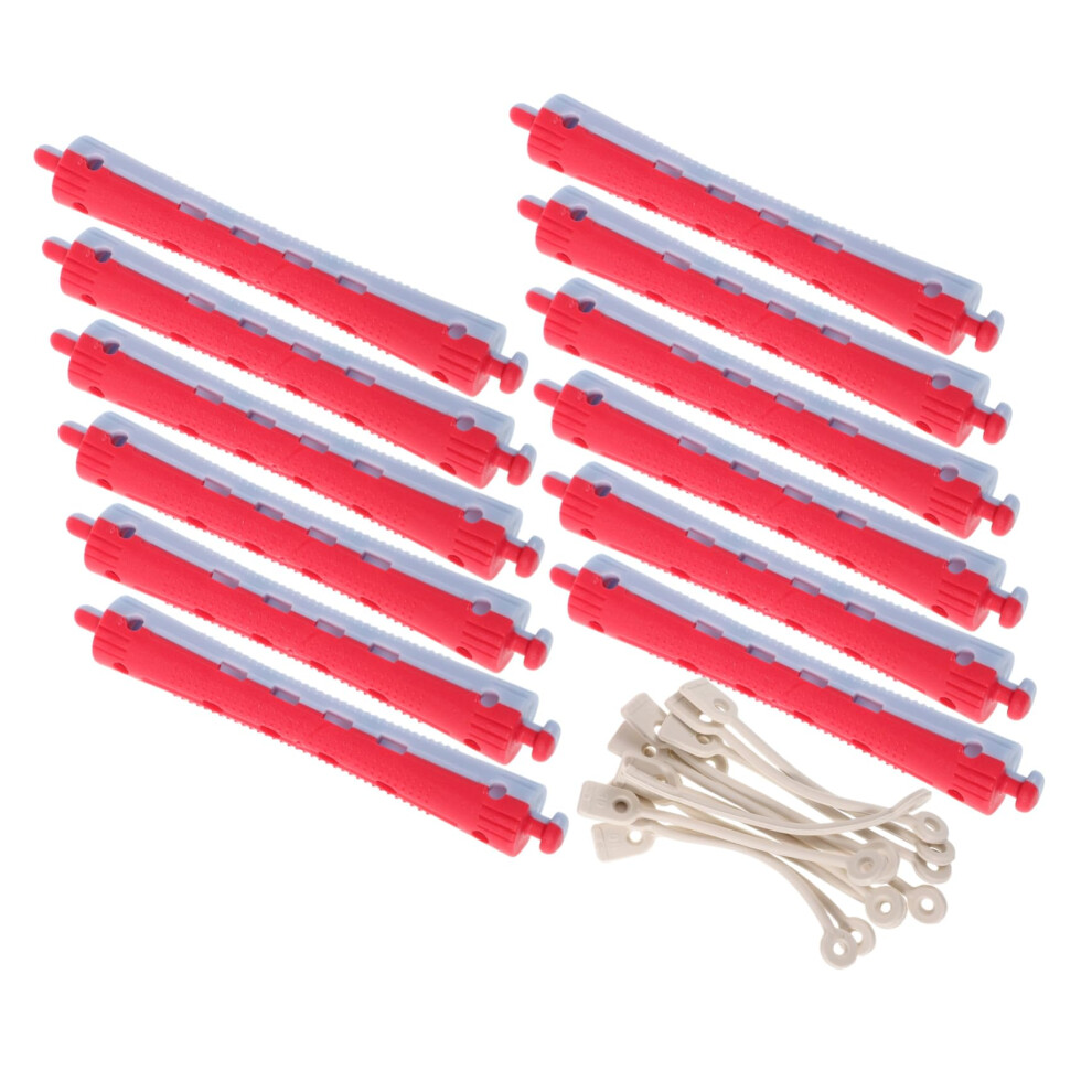 Hair Curling Rods 12pcs Cold Wave Perm Rods for Natural Hair Longlasting Curl Hold Salon Home