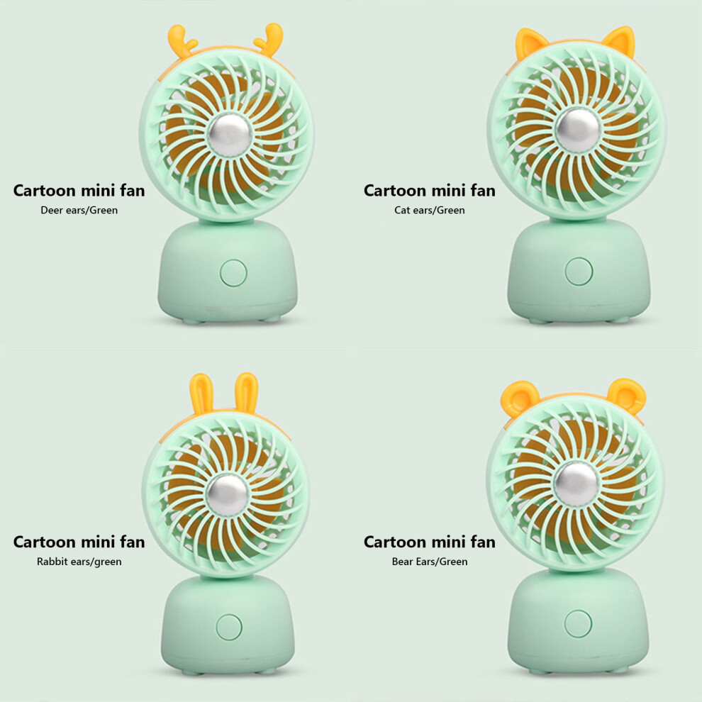 Gnobogi Cute Pet Ears Mini Fan Usb Charging Desktop Mini Fan Portable Desktop Mini Fan On Clearance 9423501714824