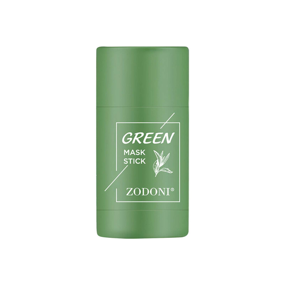 Green Tea Clay Mask Stick for Deep Pore Cleansing, Oil Control and Radiance Boost for All Skin Types