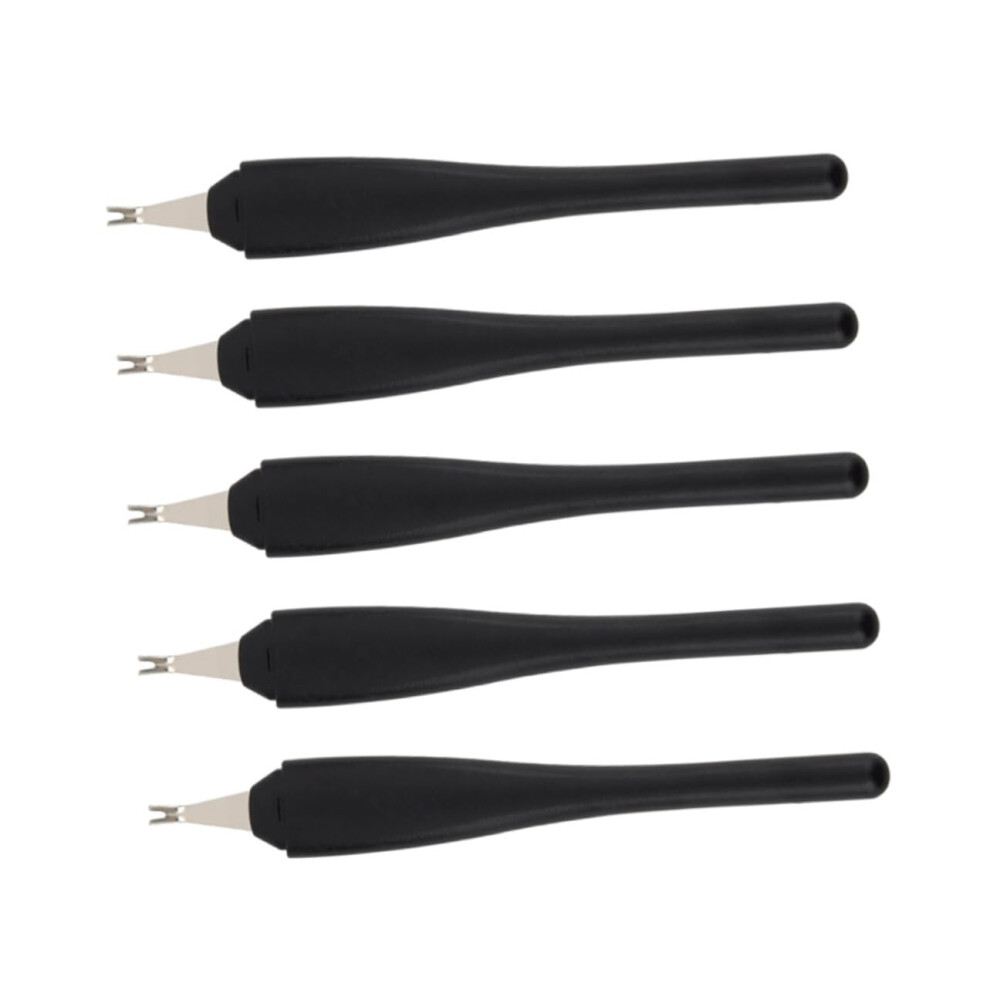 Cuticle Trimmer and Pusher Set, VShaped Stainless Steel for Precise Shaping, Manicure Pedicure