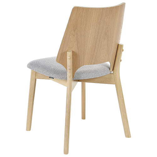 Beliani Set of 2 Dining Chairs ABEE Light Brown 1