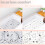 Next to Me Crib Sheets - 3pc Crib Fitted Sheet Set 6