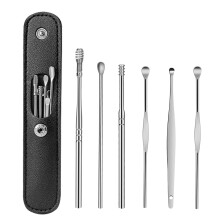 Ear Wax Remover,6 Pcs Premium Stainless Steel Ear