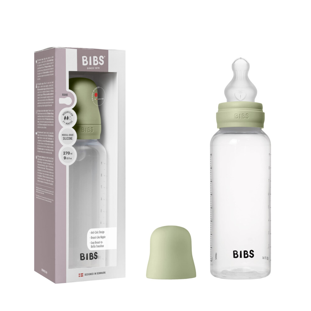 Baby Bottle 270 Ml Silicone Nipple - Anti-Col Bibs