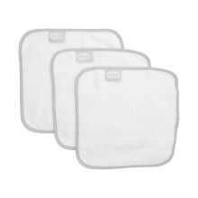 Shnuggle Baby Wash Cloths White | 3 Pack of Super