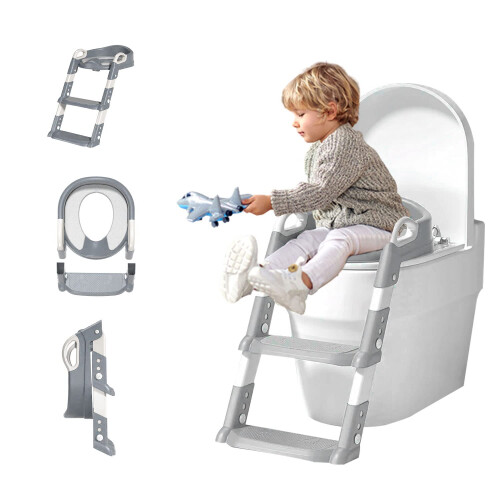 Toddlers Potty Training Toilet Seat with Step Stoo