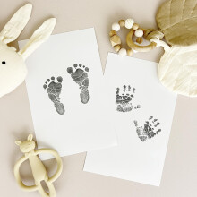 Hello Baby Inkless Hand & Footprint Kit Mess Free NO Ink 2 A5 Papers Upto 8 Prints
