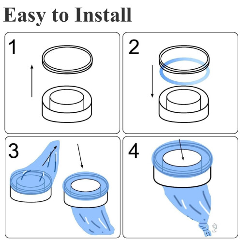8PCS Nappy Bin Refills, ZODERFY Diaper Pail Refill 2
