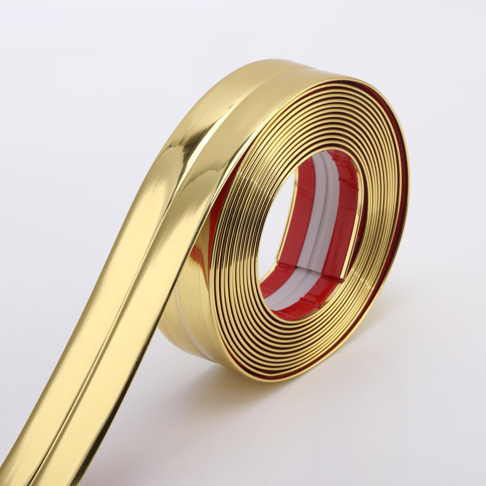 Shiny Multifunctional Wall Molding Tr Gold Trimold
