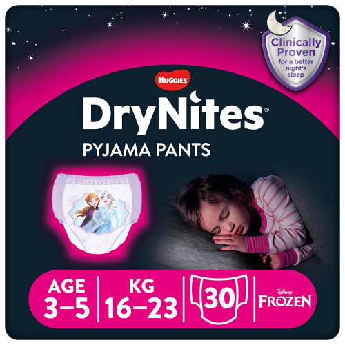 Huggies Huggies DryNites, Girls' Night Time Pants - Sizes