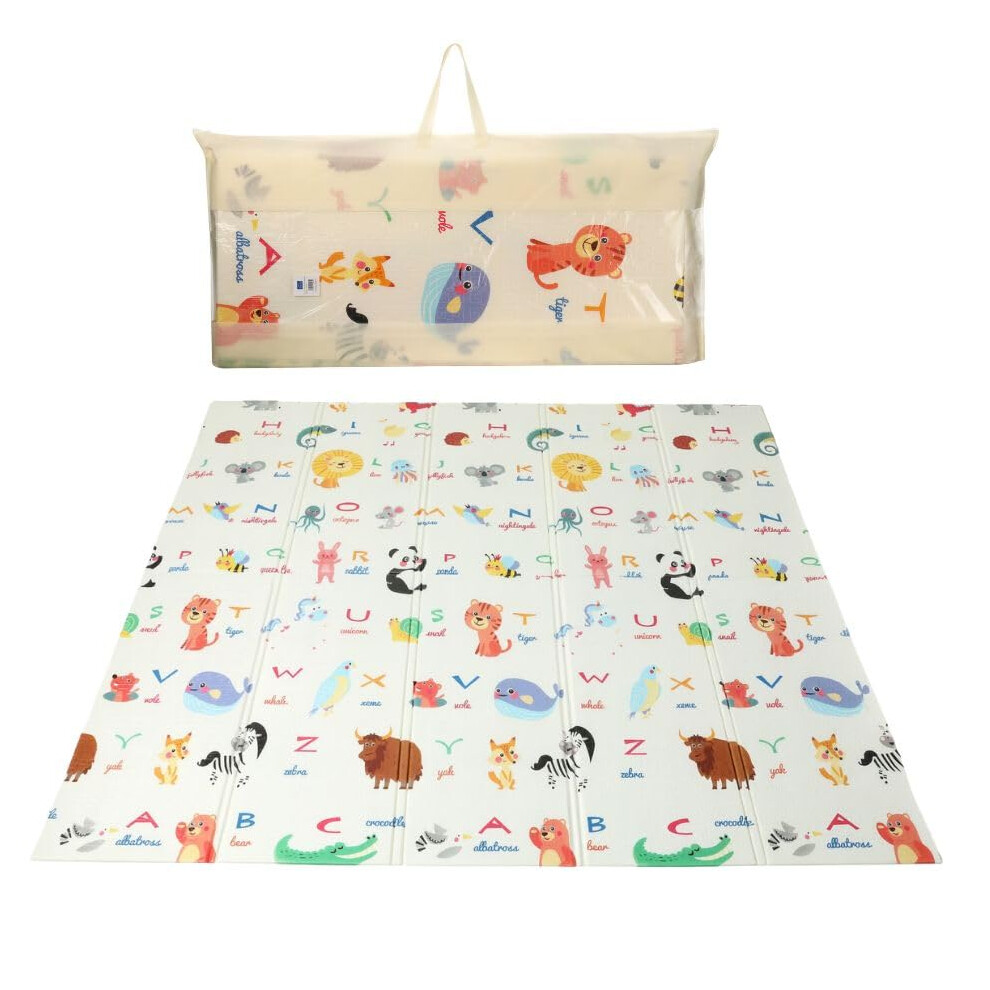 Virosa Foldable Baby Play Mat – Waterproof Foam Fl