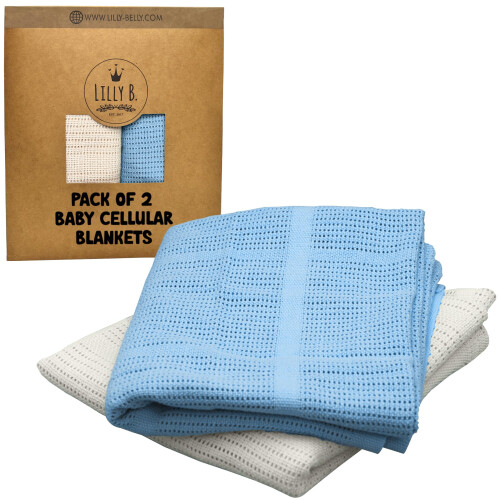 Lilly Belly - Cellular Blankets Baby | 100% Pure O