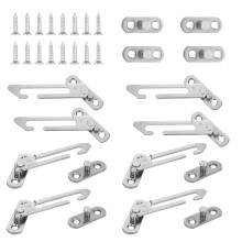 ZOFUN 8 Packs UPVC Window Restrictor Locks, 8.5 x