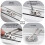 ZOFUN 8 Packs UPVC Window Restrictor Locks, 8.5 x 6