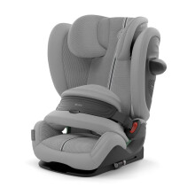 CYBEX Gold Pallas G3 i-Size Plus Child Seat, 76–150 cm, from Approx. 15 Months to Around 12 Years (Approx. 9–50 kg), Stone Grey