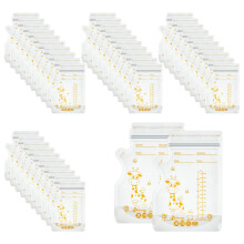 60 Pcs 250ml Breast Milk Storage Bags with Scale a