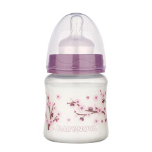 babynova Wide Neck Baby Bottle 150ml with Anti Col