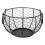Rustic Farmhouse Wire Egg Basket with Handle for Kitchen and Farm Storage 1