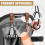 4 Pcs Leather Buggy Clips,Pram Hook Clip,Pram Rock 3