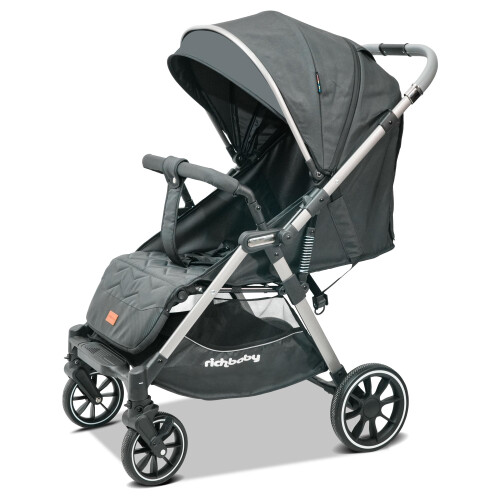 RichBaby Dash Pushchair - One-Hand Fold Compact St