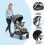 RichBaby Dash Pushchair - One-Hand Fold Compact St 7
