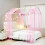 ZIQINPSQ House Bed Canopy Bed Curtains,2pcs Montes 1