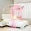 ZIQINPSQ House Bed Canopy Bed Curtains,2pcs Montes 3