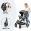 RichBaby Dash Pushchair - One-Hand Fold Compact St 4