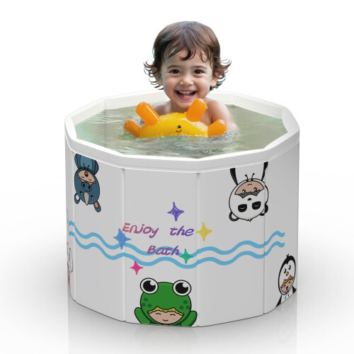 WAVYEASE Portable, Foldable Bathtub for Toddlers