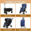 4 Pcs Leather Buggy Clips,Pram Hook Clip,Pram Rock 7