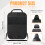 2PCS Car Seat Kick Mats,Car Back Seat Protector fo 2