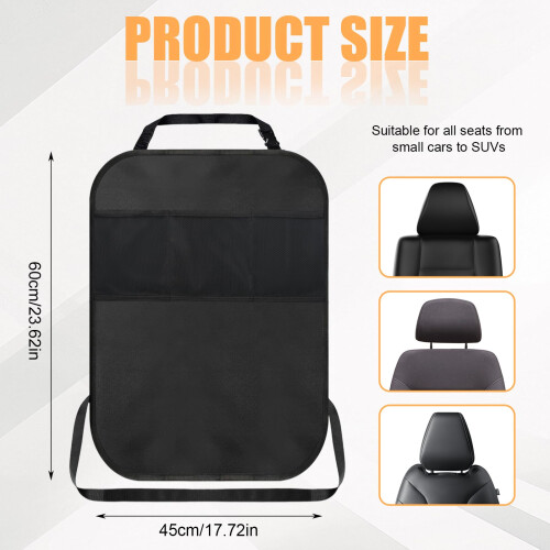 2PCS Car Seat Kick Mats,Car Back Seat Protector fo 1
