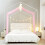 ZIQINPSQ House Bed Canopy Bed Curtains,2pcs Montes 6