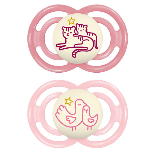 MAM MAM Perfect Night S207 Pacifier, with Extra Thin a