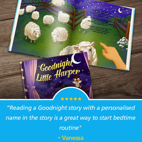 Personalised Story Book by Dinkleboo - "Goodnight" 2