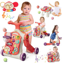 HYES Baby Walker for Girls 5 in 1, Activity Center