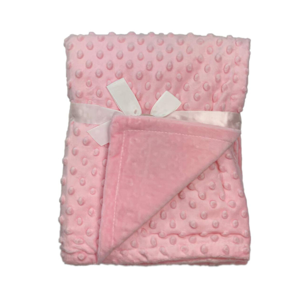 Newborn Soft Bubble Baby Blanket With Fleece Back For Crib Pram Boys Girls Infant Cot Bed Swaddle Pram Shawl Wrap Toddler Snuggle E&A Distribution Li E&A Distribution Limited