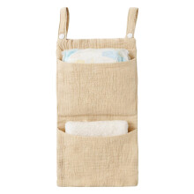 1-Pack Baby Crib Organizer, Hanging Storage Bag, D