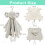 FenFang Baby Comforters Newborn, Elephant Soft Tag 7
