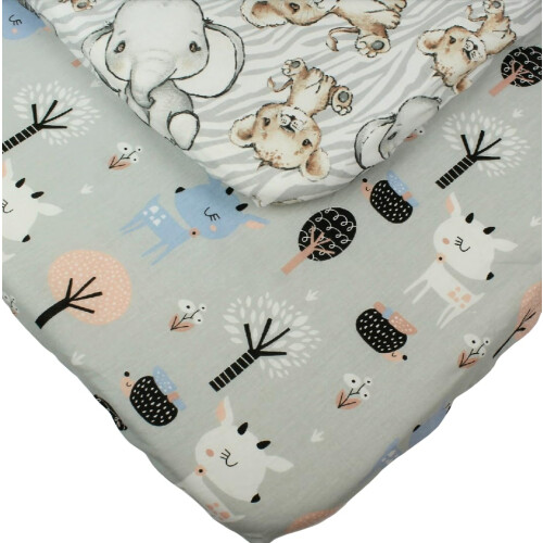 2-Pack Fitted Sheet for Baby, Toddler, Child, 100%