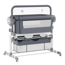 Aveainelle Portable Bedside Crib 3 in 1, Baby Crad