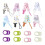 8 Set Dummy Clips and Pacifier Chains for Baby Boy 1