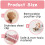 3pcs Dummy Clip, Silicone Dummy Clip, Chain Beech 3