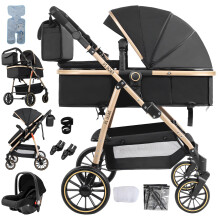 Veitoalioy 3 in 1 Baby Stroller Travel System, Fol