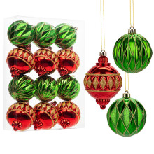 DIYASY 6M Green Christmas Chunky Tinsel Garland Decorations for