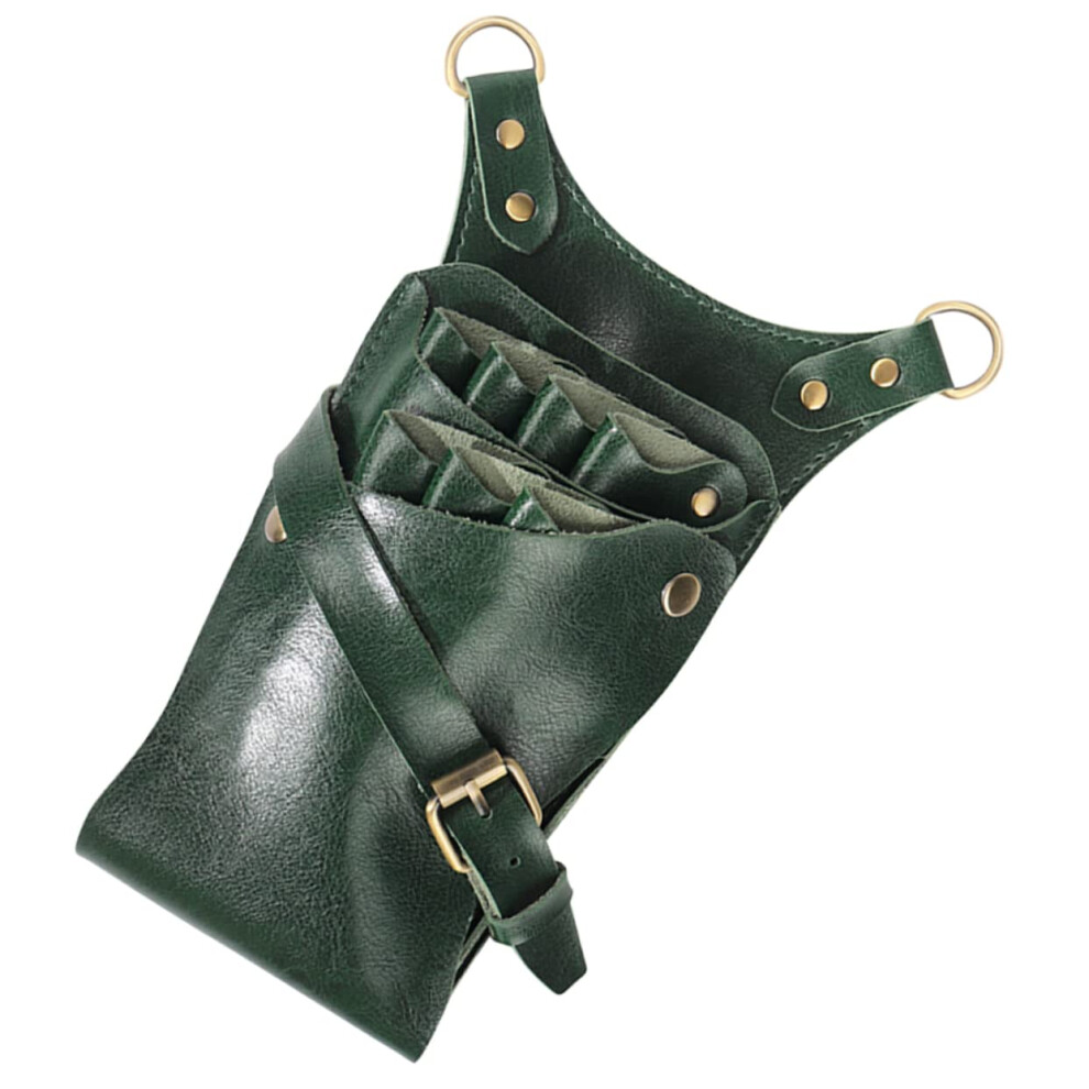 Hair Stylist Tool Belt Pu Leather Large Capacity Barber Waist Bag With Multiple Pockets And Scissor Holders 9094768569788