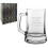 Personalised Engraved Glass Beer Stein, Personalise with Any Message 1