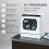 Hermitlux Table Top Dishwasher, Mini Countertop Dishwasher with 4 3