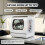 Hermitlux Table Top Dishwasher, Mini Countertop Dishwasher with 4 4